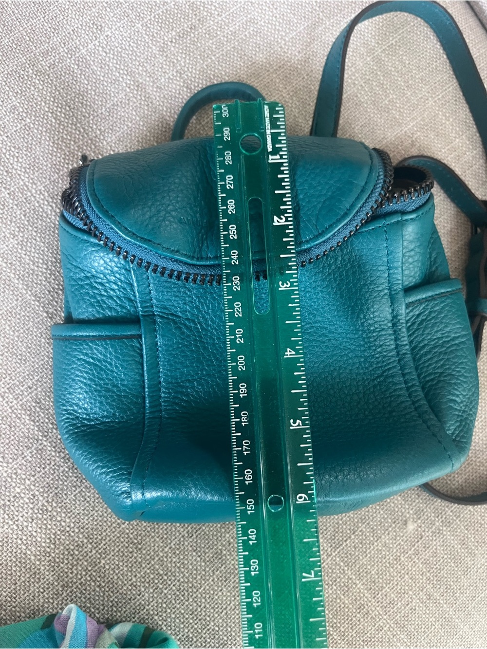 Aimee Kestenberg Rainforest Green Made to Fly Leather Crossbody - Picture 7 of 7